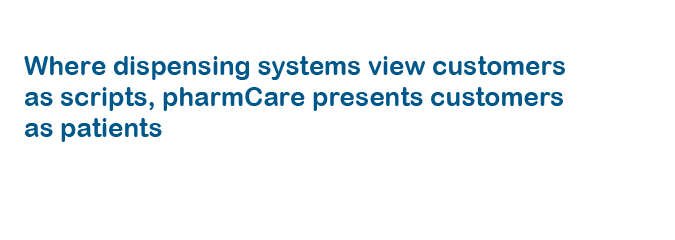 pharmCare views customers as patients